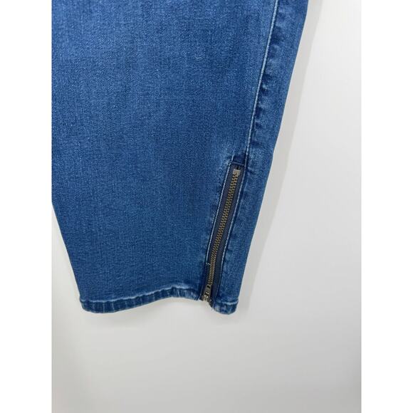 Universal Standard Womens Denim High Rise Skinny Ankle Jeans Size 28 Blue NWOT - Picture 3 of 4